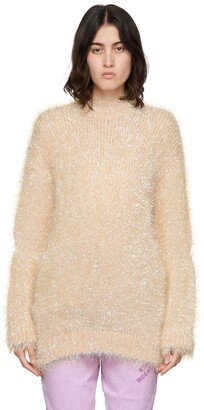 Knit Tinsel Opalescent Crewneck Sweater