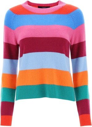 Striped Crewneck Jumper-AE