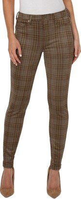 Madonna Tartan Plaid Sueded Scuba Leggings