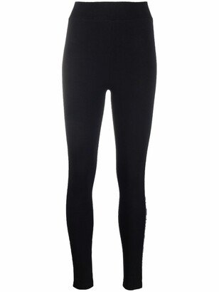 Logo-Print Jersey Leggings-AA