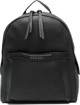 Posh leather backpack