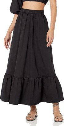 Women's Anupa Cotton Tiered Midi Skirt