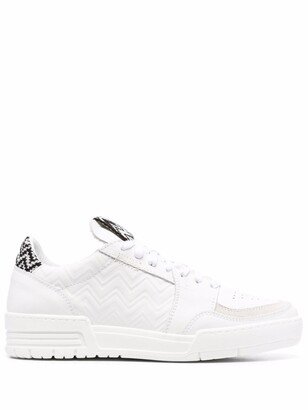 Low-Top Leather Sneakers-AB