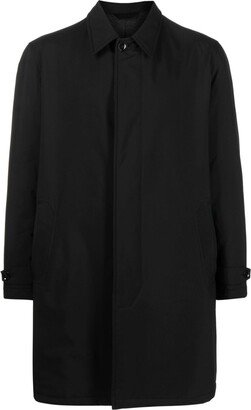 Concealed-Fastening Cotton Trench Coat-AA