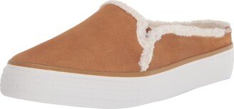 Women's Double Decker Suede/Shearling Mule