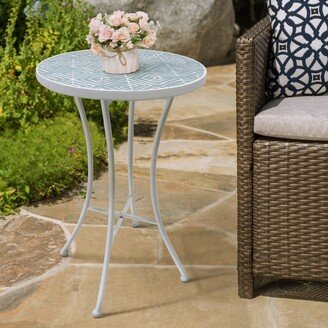 Saint Birch Aviva Mosaic Tile Outdoor Side Table