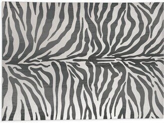 ZEBRA BLACK Bath Rug