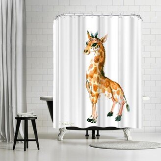 71 x 74 Shower Curtain, Baby Giraffe by Suren Nersisyan