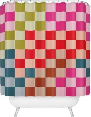 Camilla Foss Gingham Shower Curtain