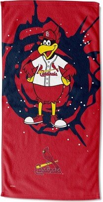 30x60 MLB St. Louis Cardinals Mascot Printed Beach Towel