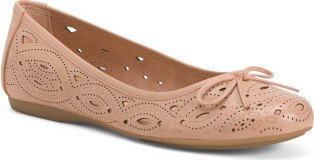 TJMAXX Leather Josie Comfort Ballet Flats For Women