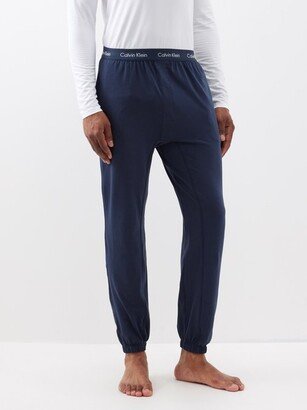 Logo-waistband Cotton-blend Pyjama Trousers
