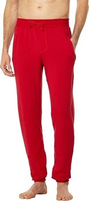 Fleece Joggers (Crimson) Men's Pajama