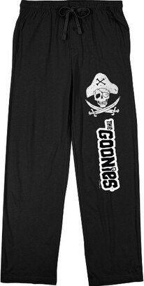 The Goonies Pirate Skull Men’s Black Sleep Pajama Pants-Large