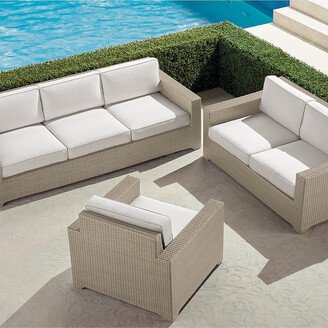 Palermo 3-pc. Sofa Set in Dove Finish