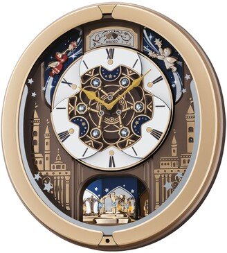 Seikos Melodies in Motion Gold-Tone Wall Clock - Gold Brown