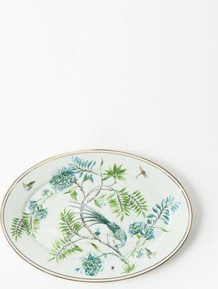 Aquazzura Casa Secret Garden Porcelain Platter