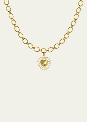 Christina Alexiou Small Radial Heart Charm