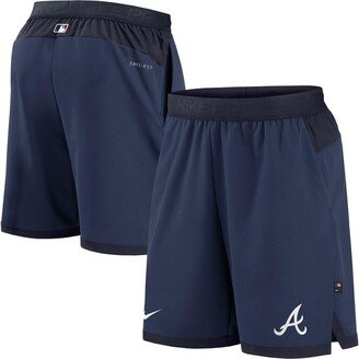 Men's Navy Atlanta Braves Authentic Collection Flex Vent Performance Shorts