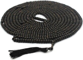 Matte Black Genuine Olive Wood Beads With A Tassel, 1000 Misbaha Tasbih Zikr Tasbeeh Tesbih 7.5mm Dhikr Prayer Tsbk