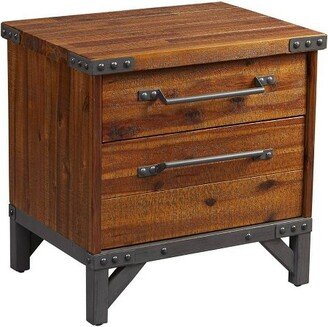 Lancaster Nightstand Amber/Graphite