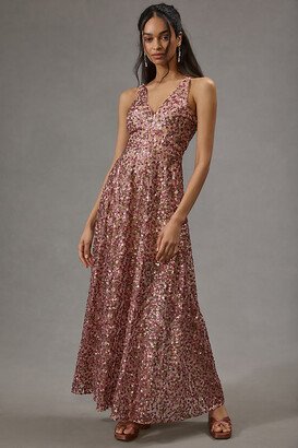 Ariyah Floral Sequin Dress