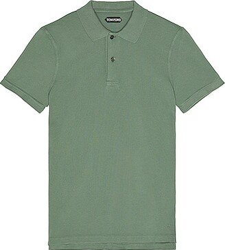 Tennis Piquet Polo in Sage