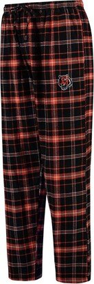 Concepts Sport Men's Black Cincinnati Bengals Ultimate Plaid Flannel Pajama Pants