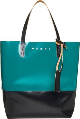 Tribeca Two-Tone Top Handle Tote Bag