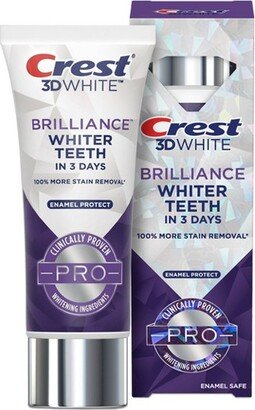 Crest 3D White Brilliance Pro Enamel Protect Toothpaste - 3oz