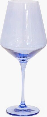 Estelle Colored Glass Cobalt Blue Stemmed Wine Glasses (Set of 6)