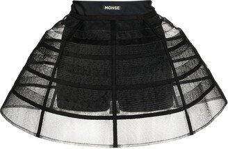 Caged Mini Skirt