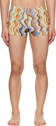 Multicolor Le Raphia 'Le Short De Bain' Swim Shorts