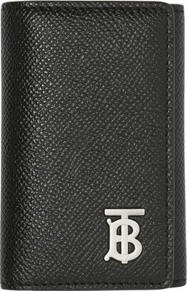 Leather Tb Monogram Folding Key Case