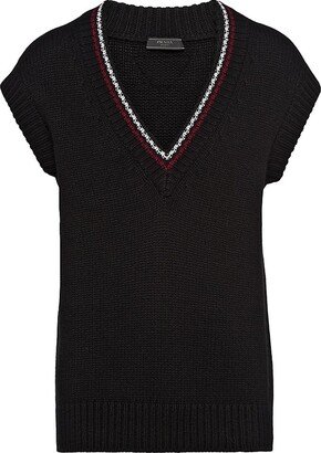 Cashmere Knitted Vest-AA