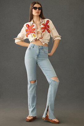 Good Classic Stacked High-Rise Straight-Leg Jeans