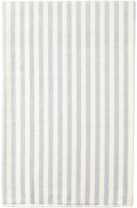 SSENSE Exclusive Off-White & Blue Stripe Bath Sheet Towel