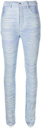 Fringed Slim-Fit Trousers