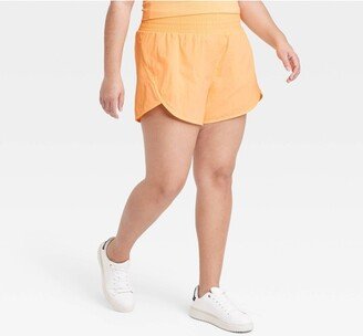 Women' High-Rie Crinkle Short - All in Motion™ Light Orange 4X