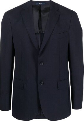 Boggi Milano Travel single-breasted wool blazer