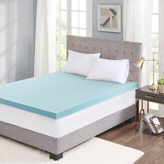 Gracie Mills 1-pc 3-inch Gel Memory Foam Mattress Topper with Cover - Twin Xl