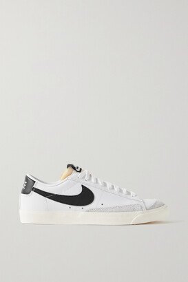 Blazer Low '77 Se Suede-trimmed Leather Sneakers - White