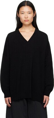 Cordera Black V-Neck Sweater