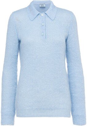 Wool-Knitted Polo Shirt