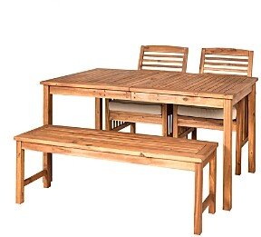 4 Piece Modern Patio Dining Set