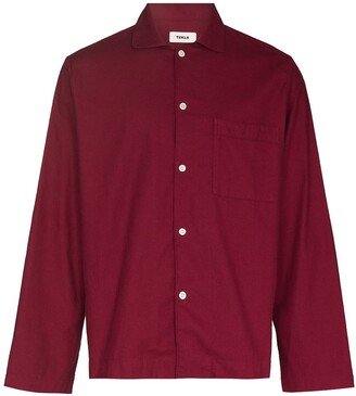 Flannel Long-Sleeve Pajama Shirt