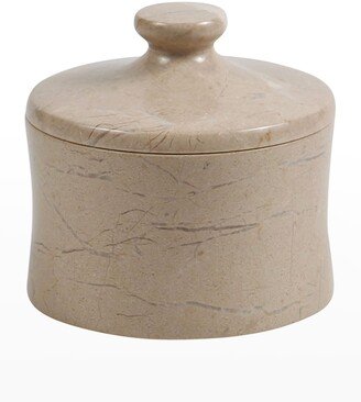 Marble Crafter Myrtus Verona Beige Marble Canister