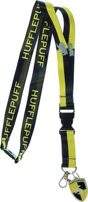 Seven Times Six Harry Potter Hufflepuff Lanyard With 3D Metal Charm ID Card Holder And Sticker Multicoloured