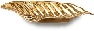 Jiallo Botanic Collection Titanium Porcelain Leaf 17.25 Gold