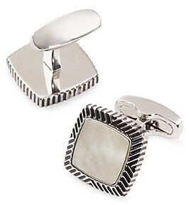 Mother of Pearl Square Cufflinks
